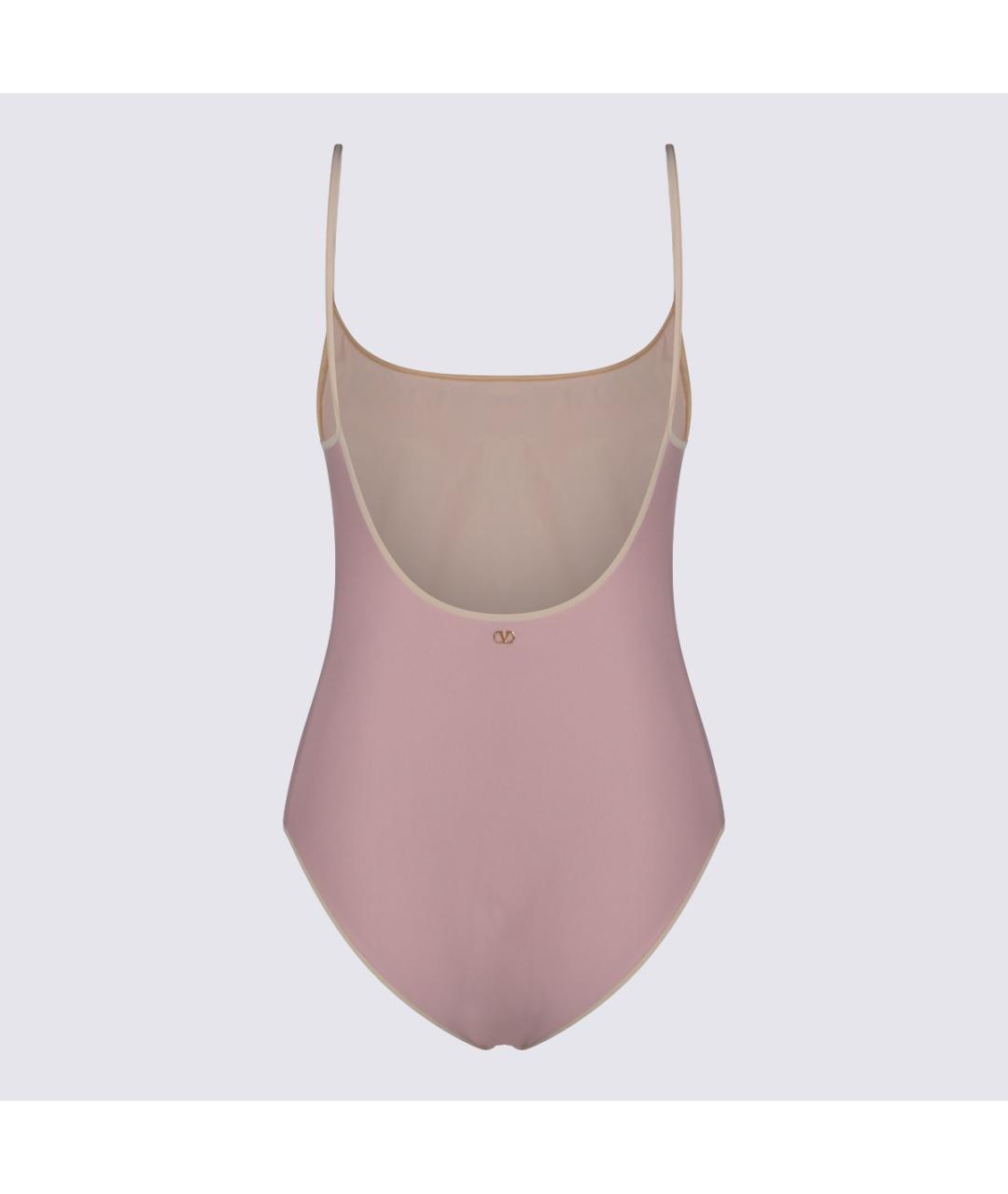 VALENTINO Розовый полиамидовый купальник, фото 3