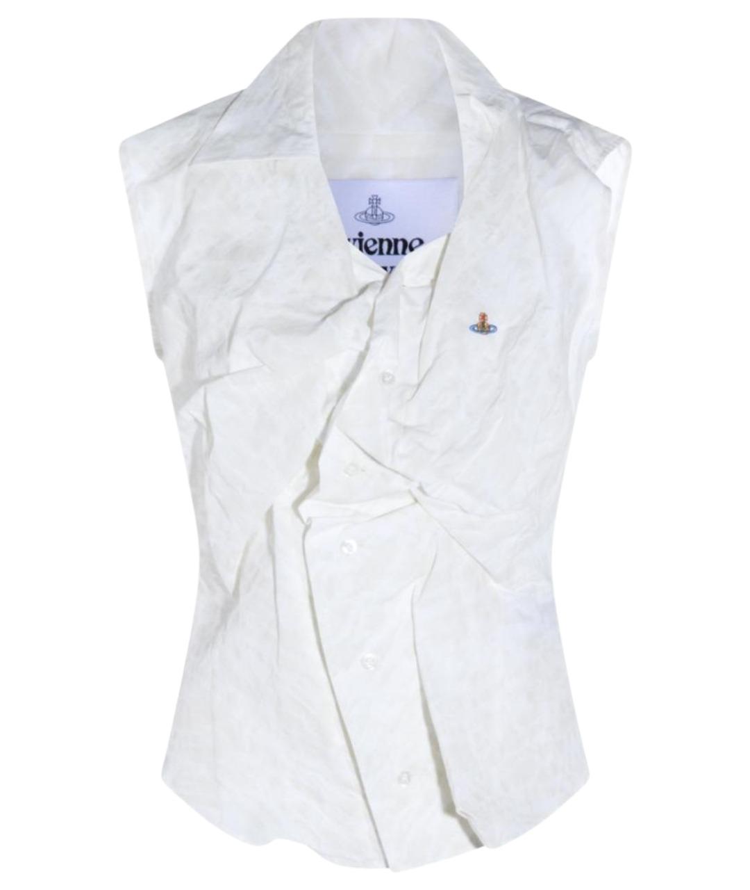 VIVIENNE WESTWOOD Белая хлопковая рубашка, фото 1