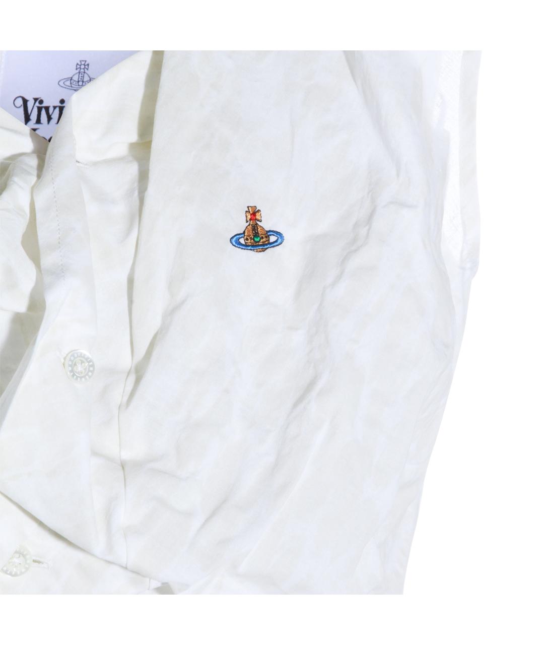 VIVIENNE WESTWOOD Белая хлопковая рубашка, фото 3