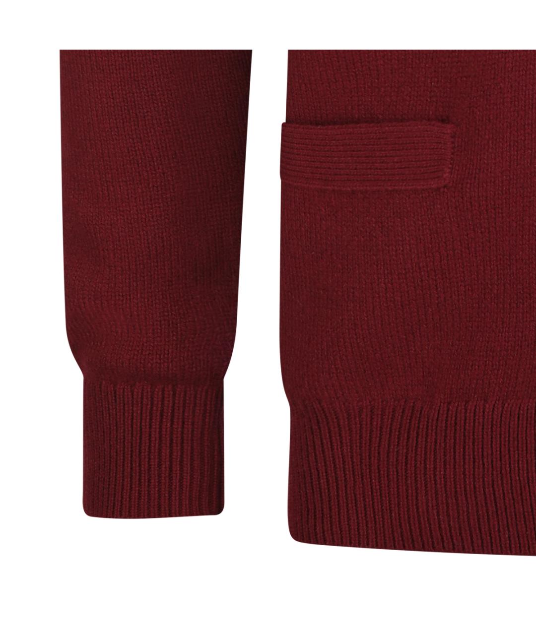 GUCCI Красный шерстяной кардиган, фото 4