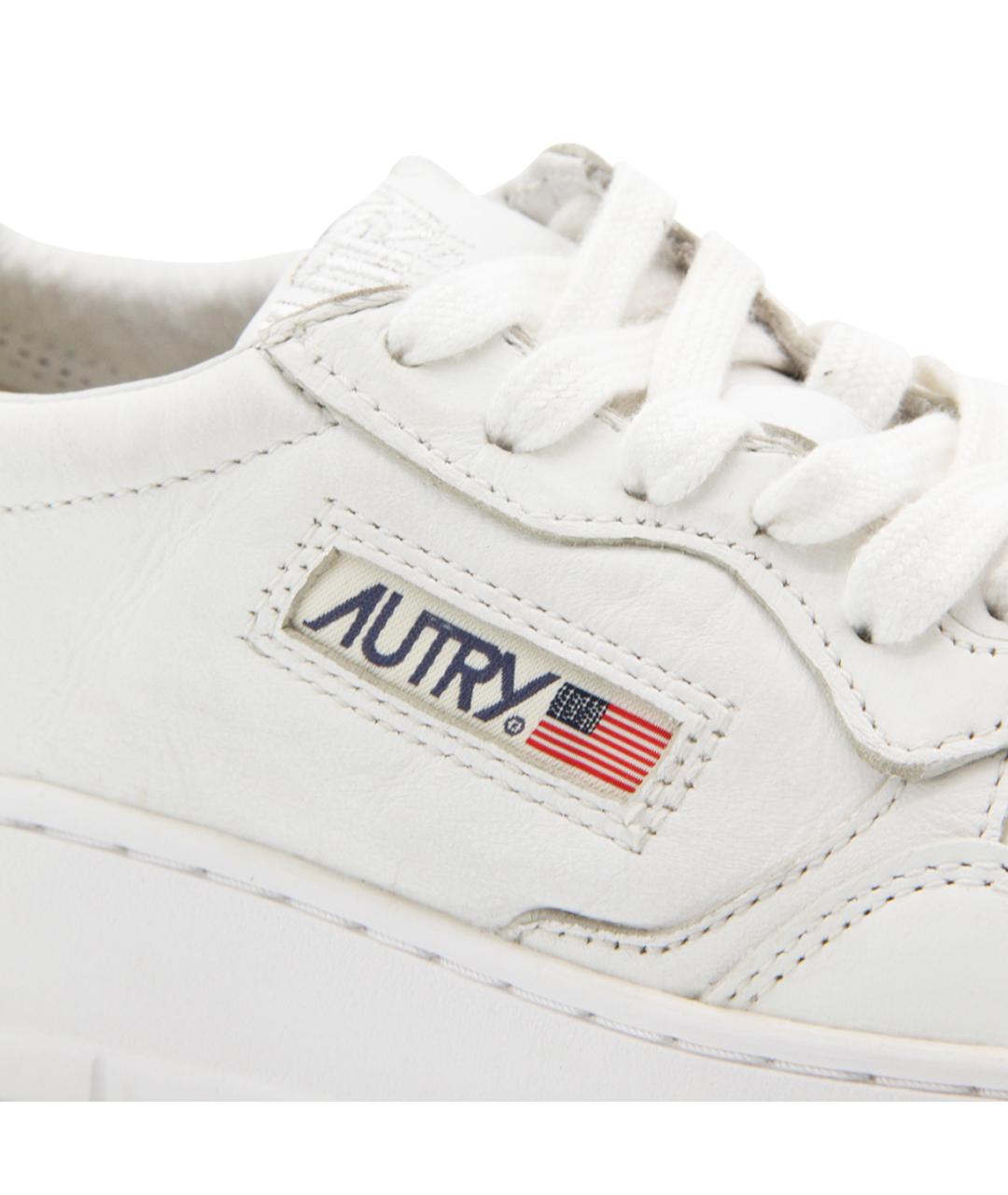 AUTRY Белые кожаные кеды, фото 4
