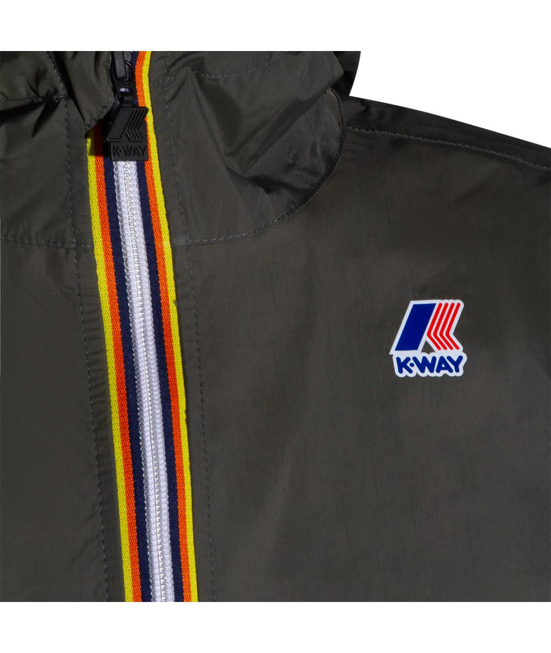 K-WAY Хаки полиамидовая куртка, фото 3