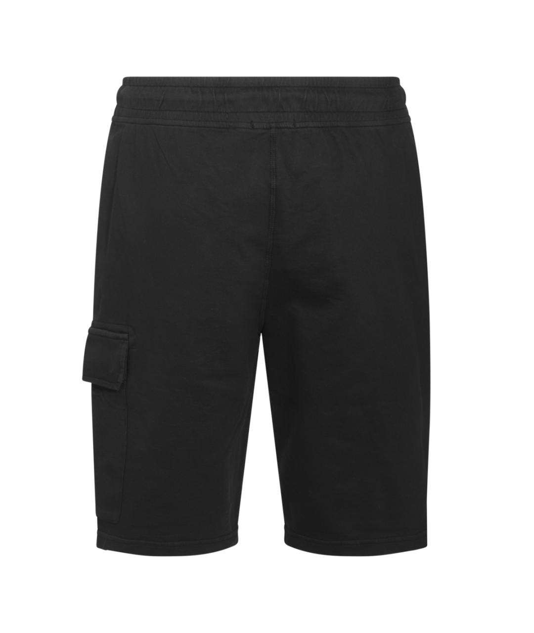 CP COMPANY Черные хлопковые шорты, фото 2