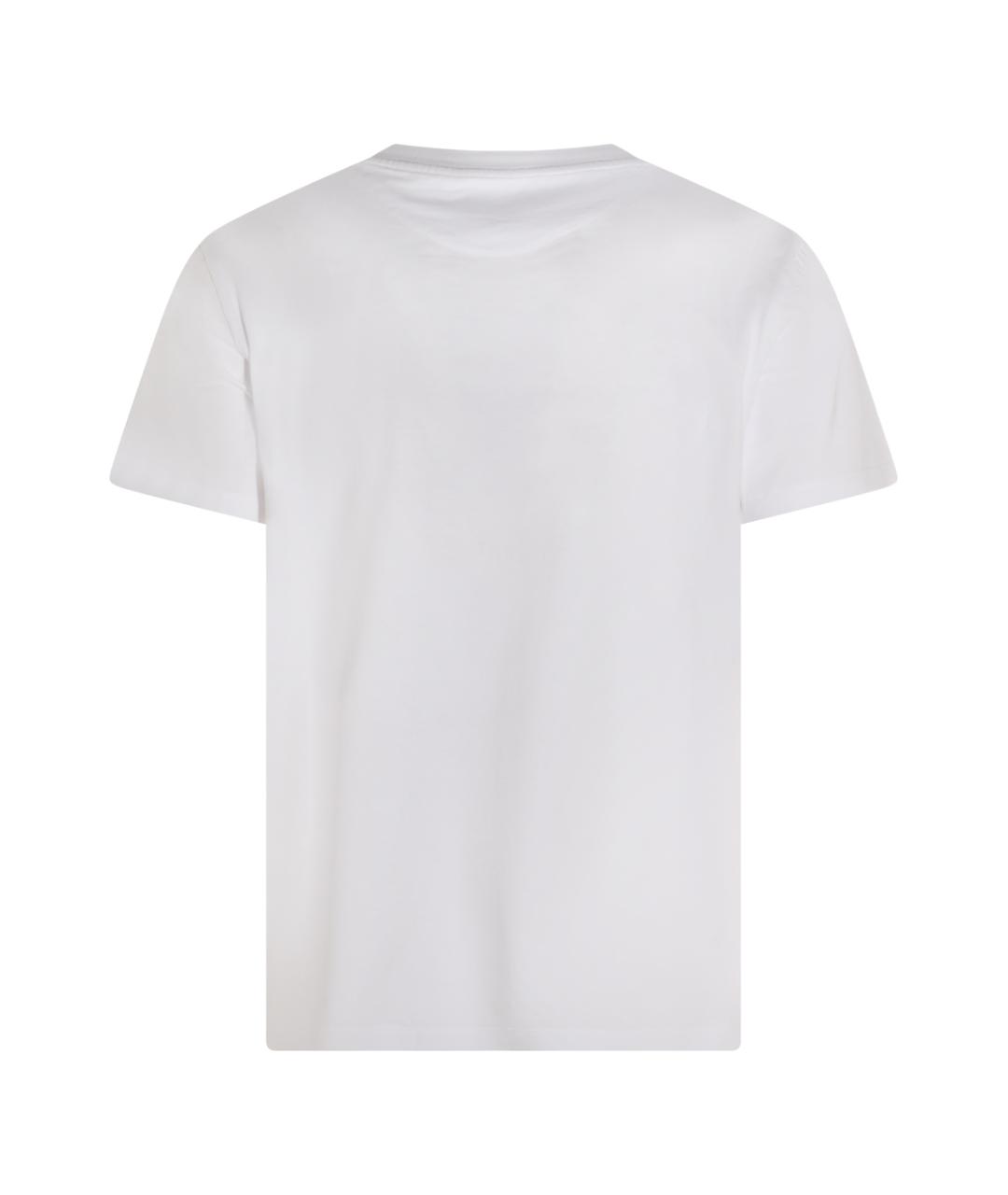 FENDI Белая хлопковая футболка, фото 2
