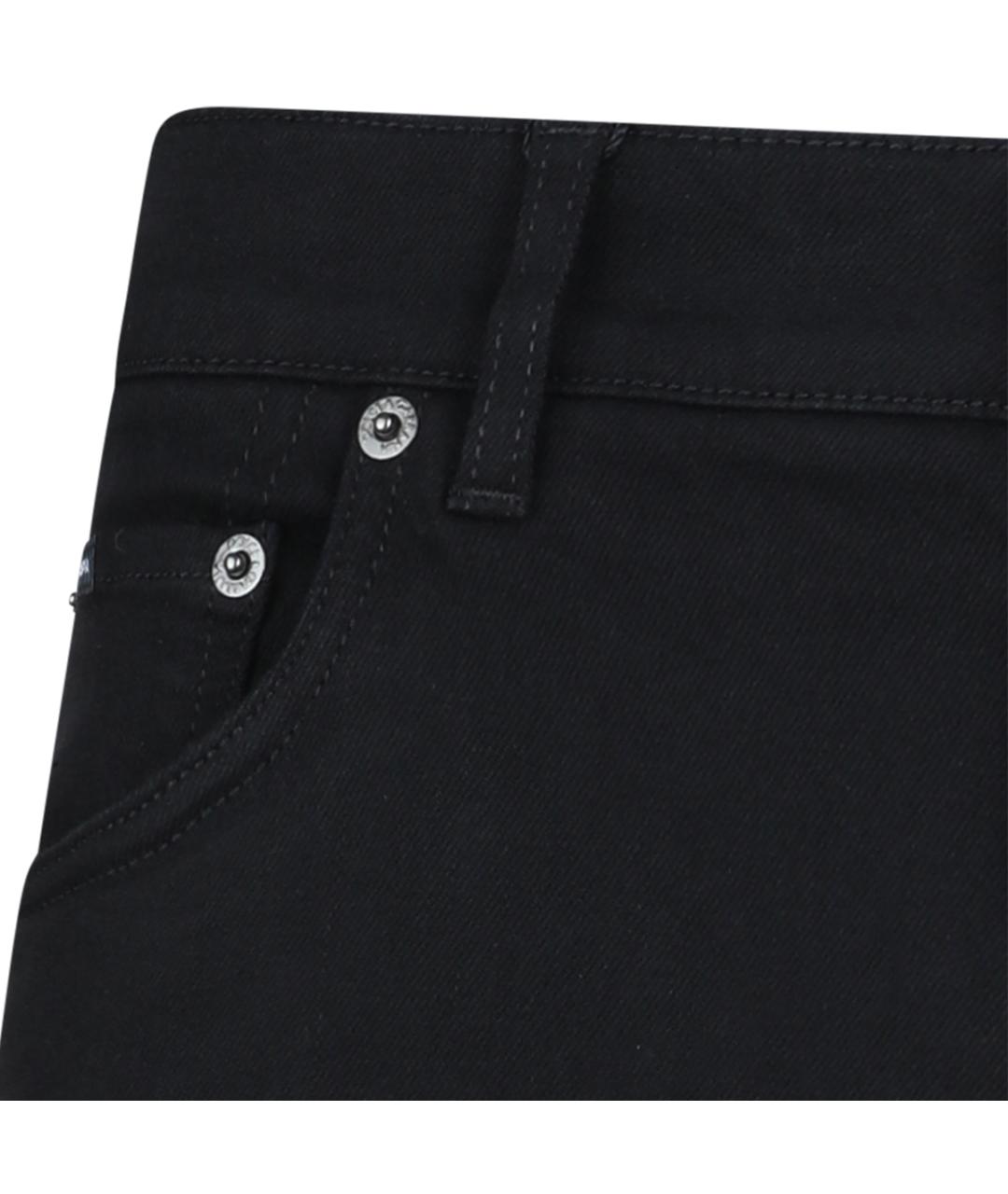 DOLCE&GABBANA Черные хлопко-эластановые джинсы скинни, фото 3