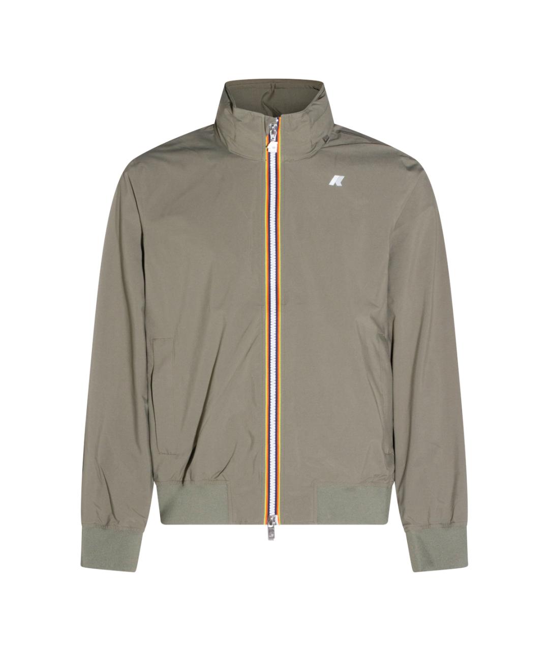 K-WAY Зеленая полиэстеровая куртка, фото 1