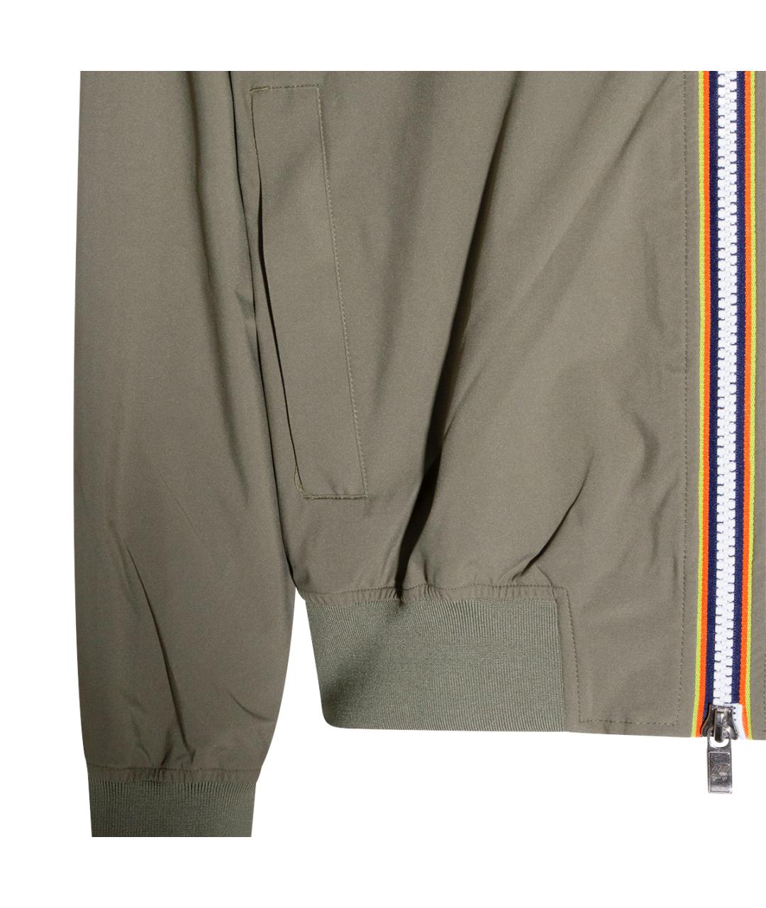 K-WAY Зеленая полиэстеровая куртка, фото 4