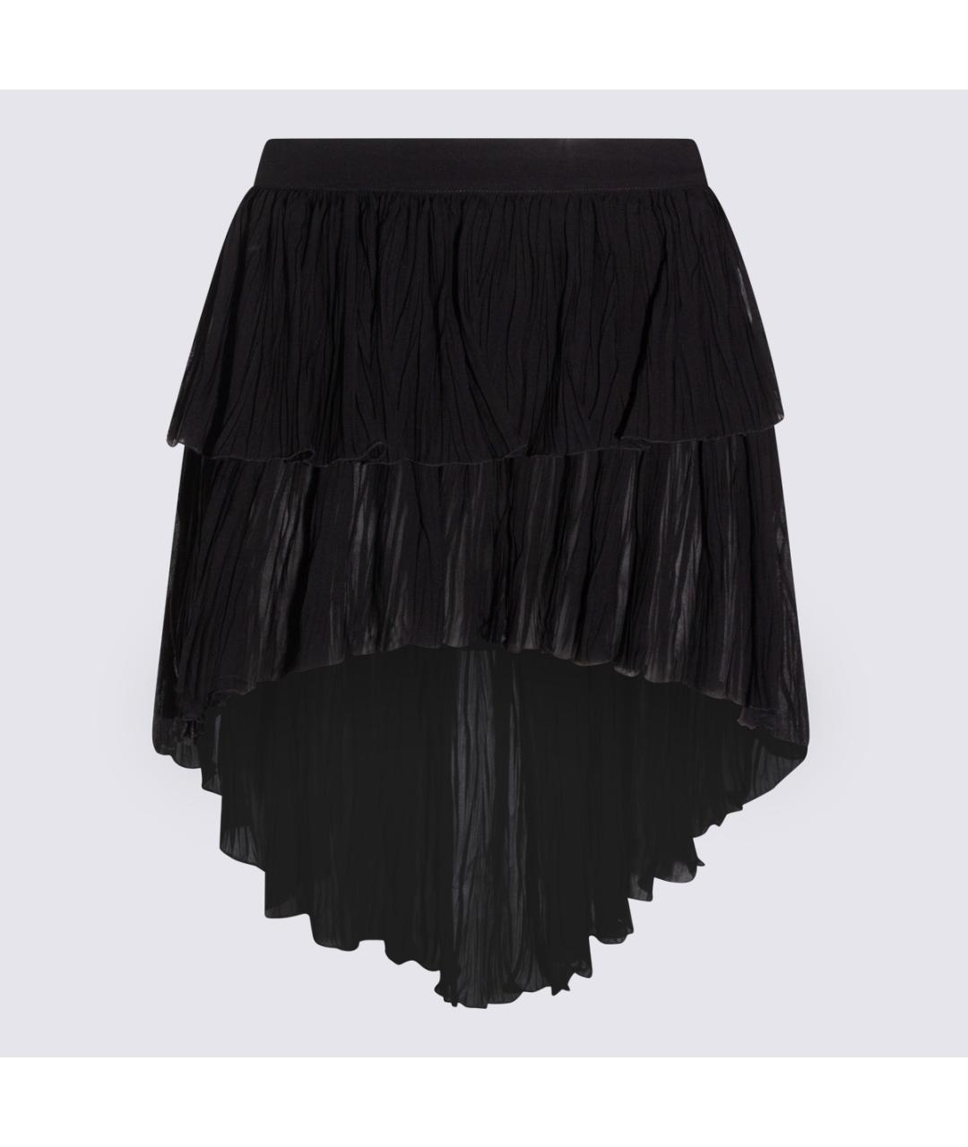 BLUMARINE Черная юбка мини, фото 2