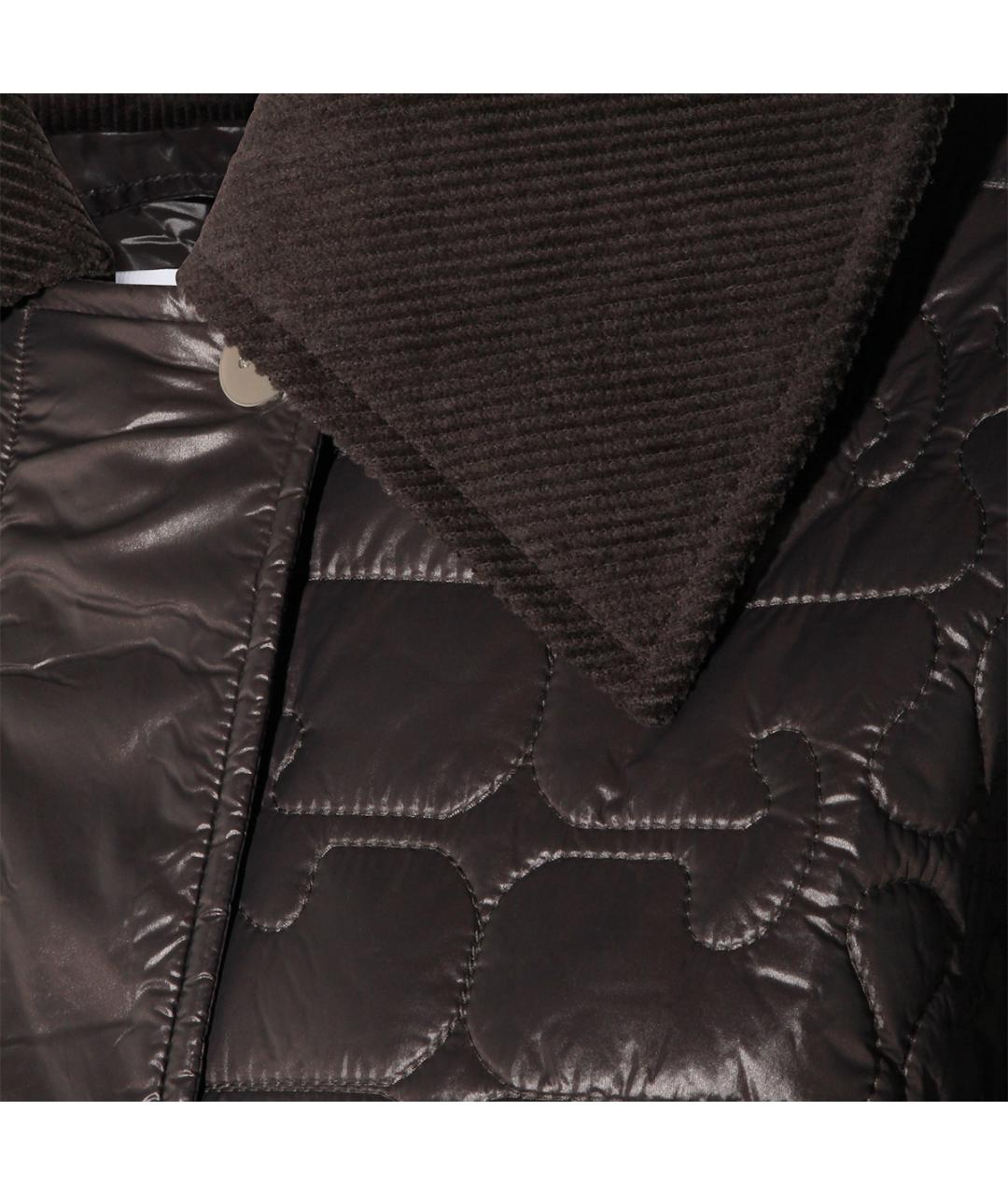 GANNI Коричневая полиамидовая куртка, фото 4