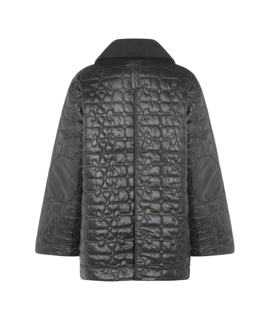 GANNI Коричневая полиамидовая куртка, фото 2