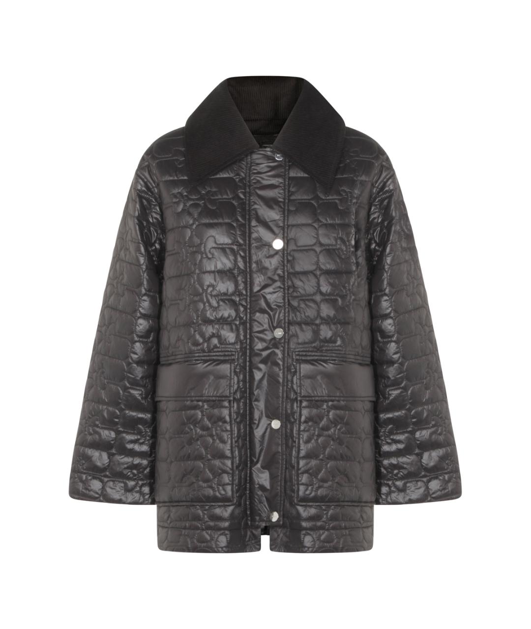 GANNI Коричневая полиамидовая куртка, фото 1