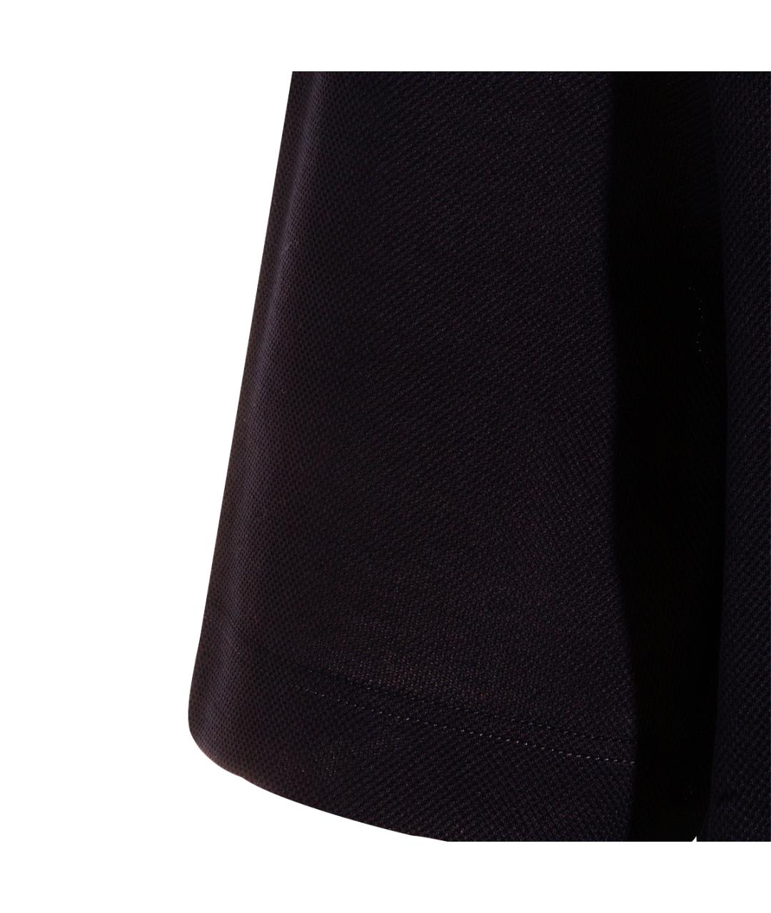 ZEGNA Темно-синее хлопковое поло с коротким рукавом, фото 4