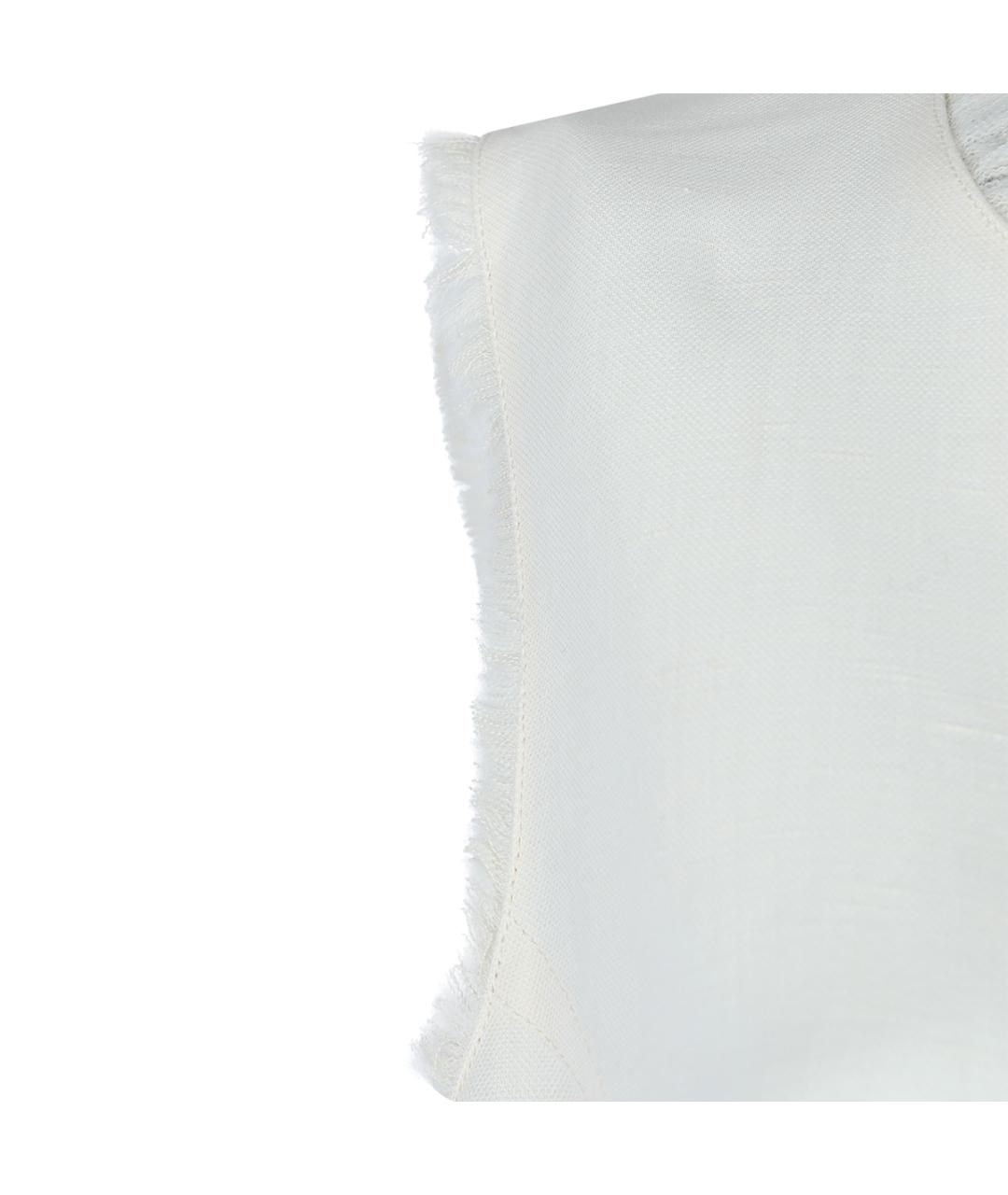 ANTONELLI FIRENZE Белая вискозная майка, фото 4