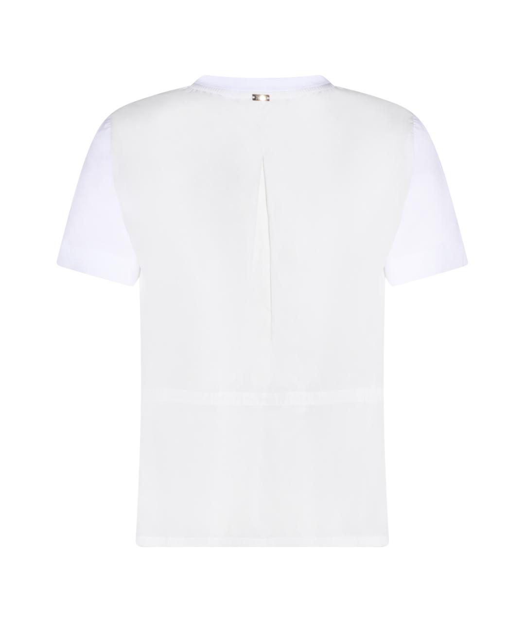 HERNO Белая хлопковая футболка, фото 2