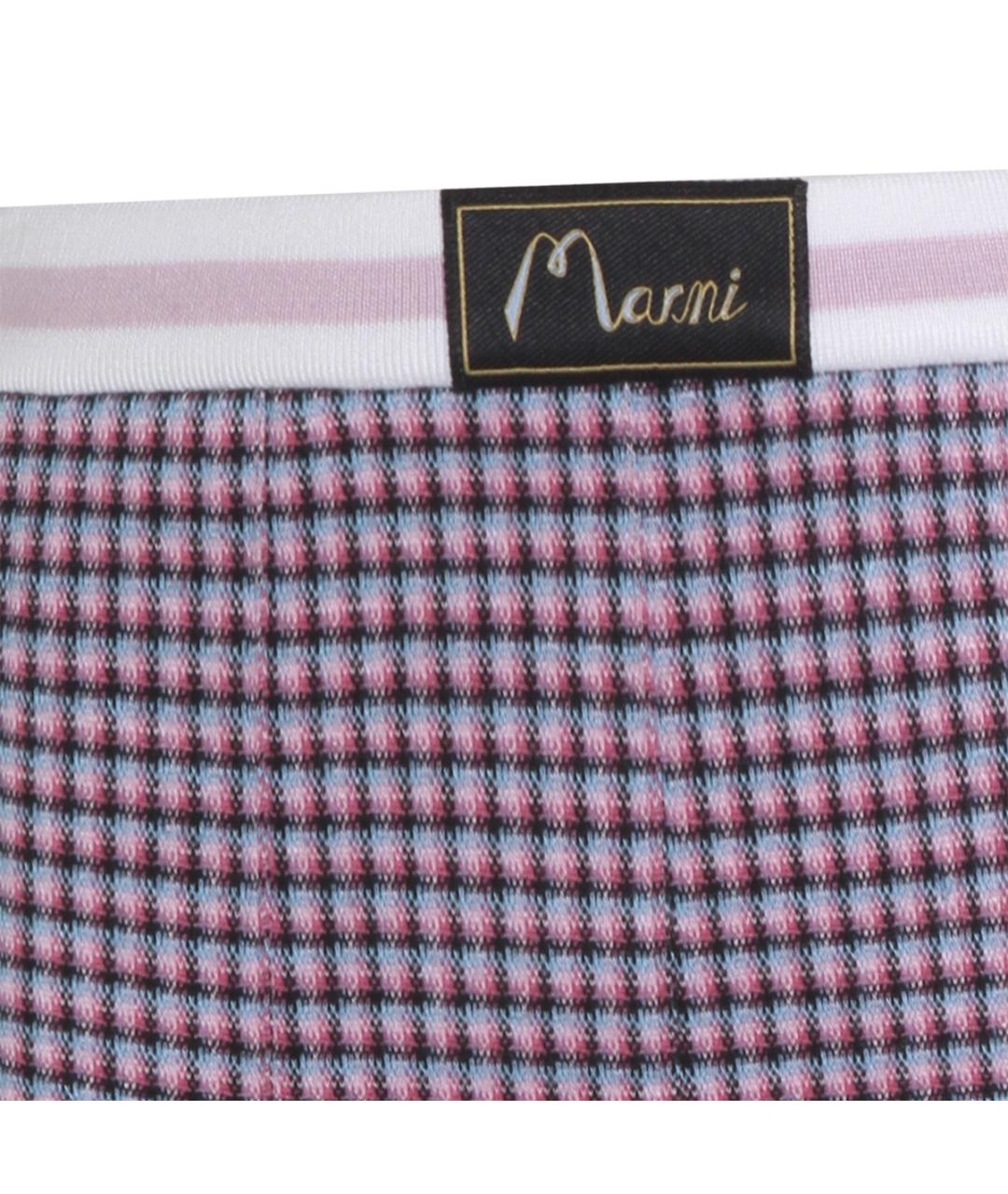 MARNI Фиолетовая вискозная юбка миди, фото 3