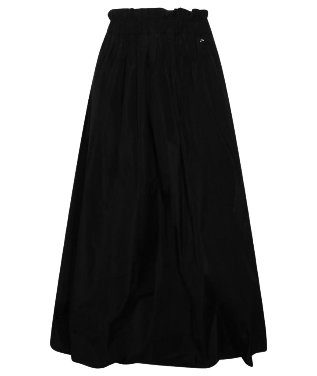 HERNO Черная полиэстеровая юбка миди, фото 1