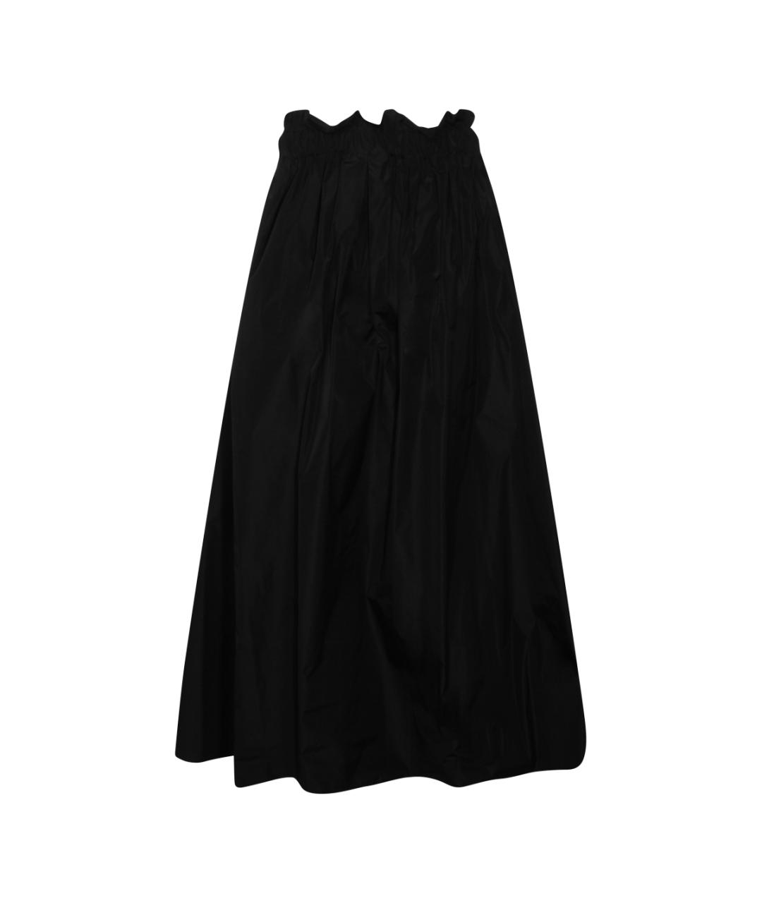 HERNO Черная полиэстеровая юбка миди, фото 3