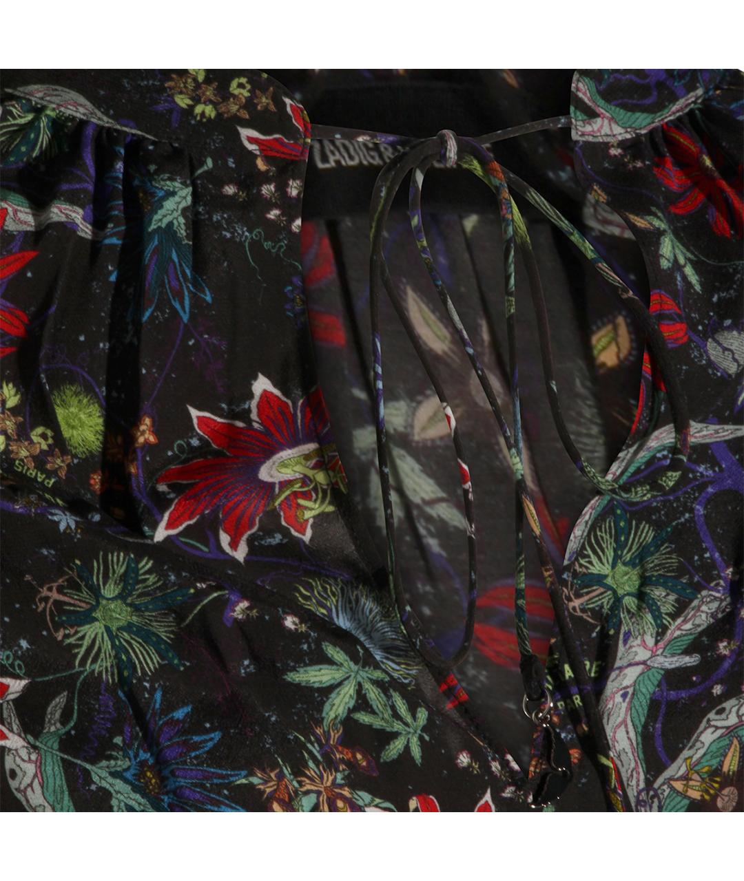 ZADIG & VOLTAIRE Мульти вискозное платье, фото 4