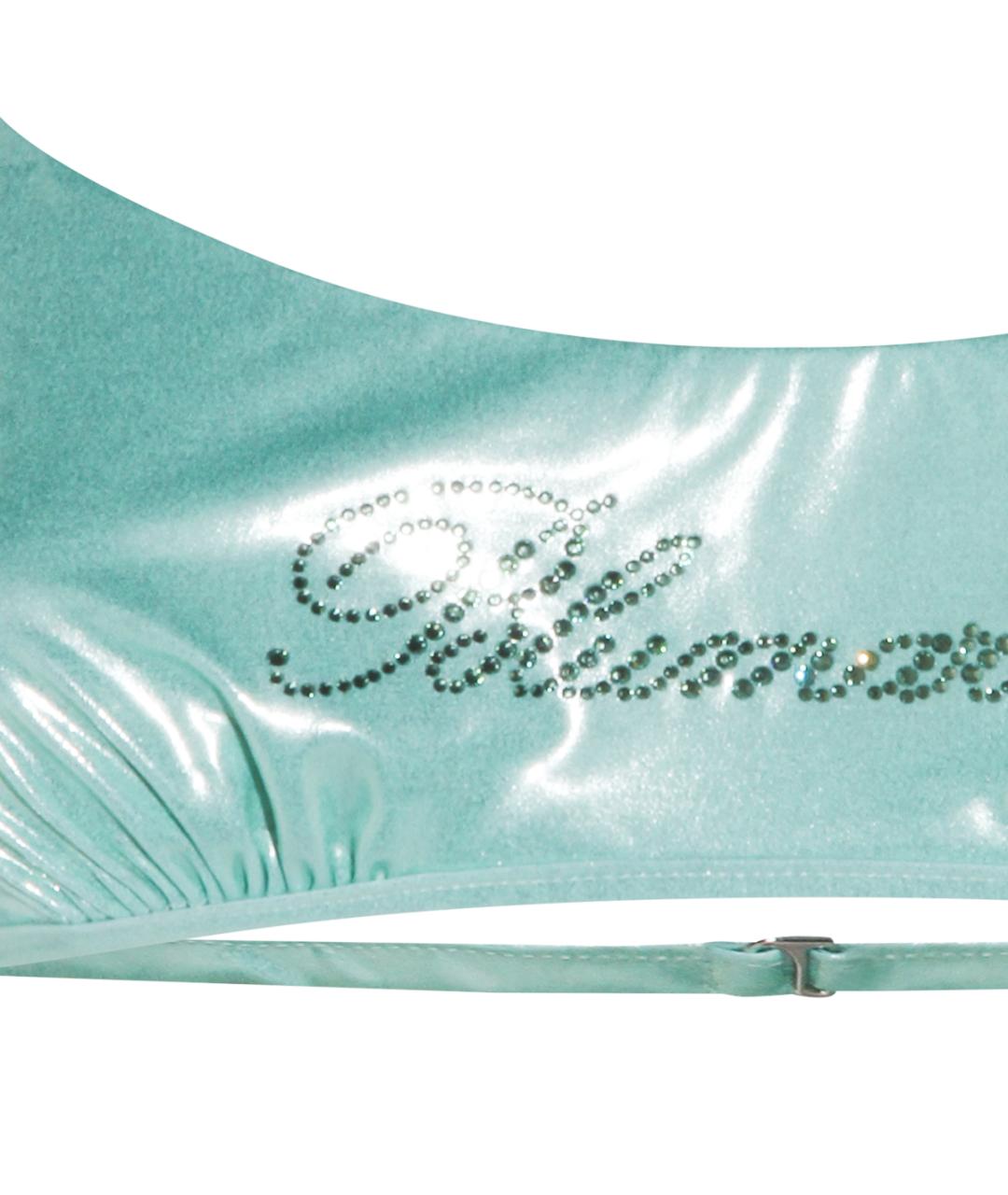 BLUMARINE Зеленый полиэстеровый купальник, фото 3