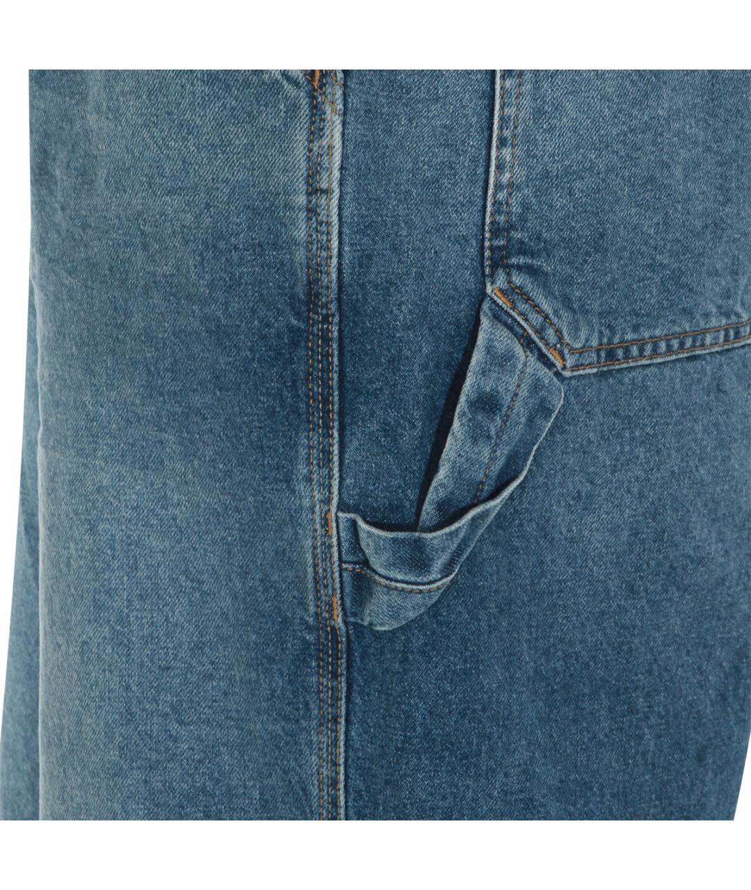 DIESEL Синие хлопковые шорты, фото 4