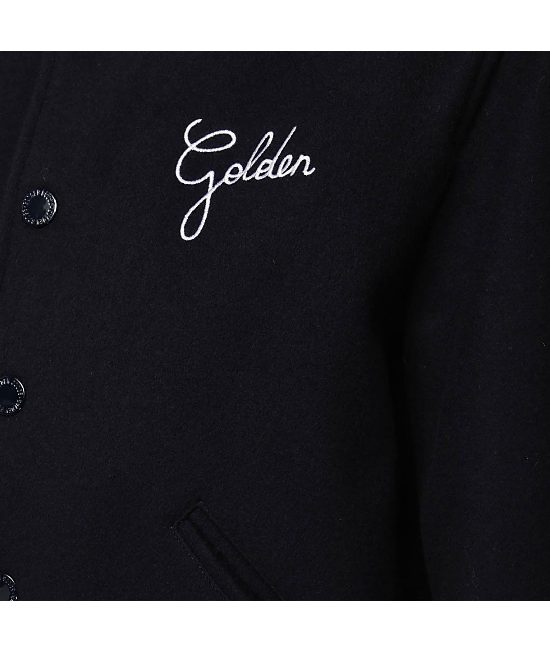 GOLDEN GOOSE DELUXE BRAND Темно-синяя шерстяная куртка, фото 4