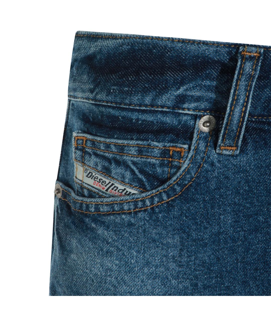 DIESEL Синие хлопковые шорты, фото 3
