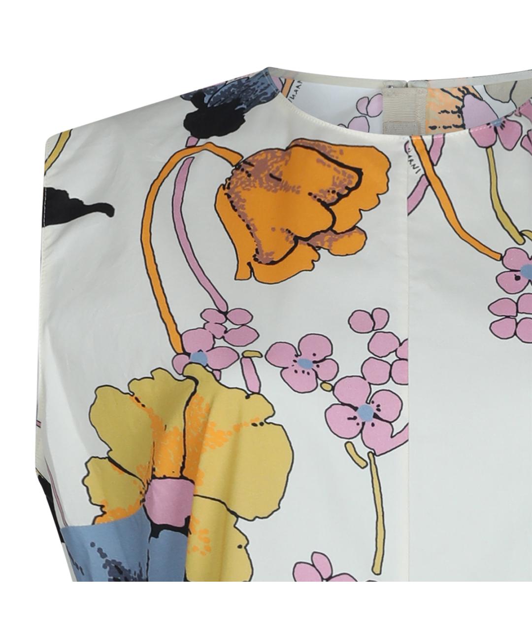 MARNI Мульти хлопковое повседневное платье, фото 3