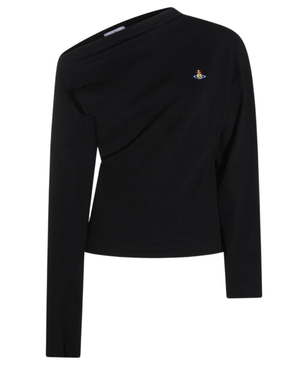 VIVIENNE WESTWOOD Черный хлопковый джемпер / свитер, фото 1