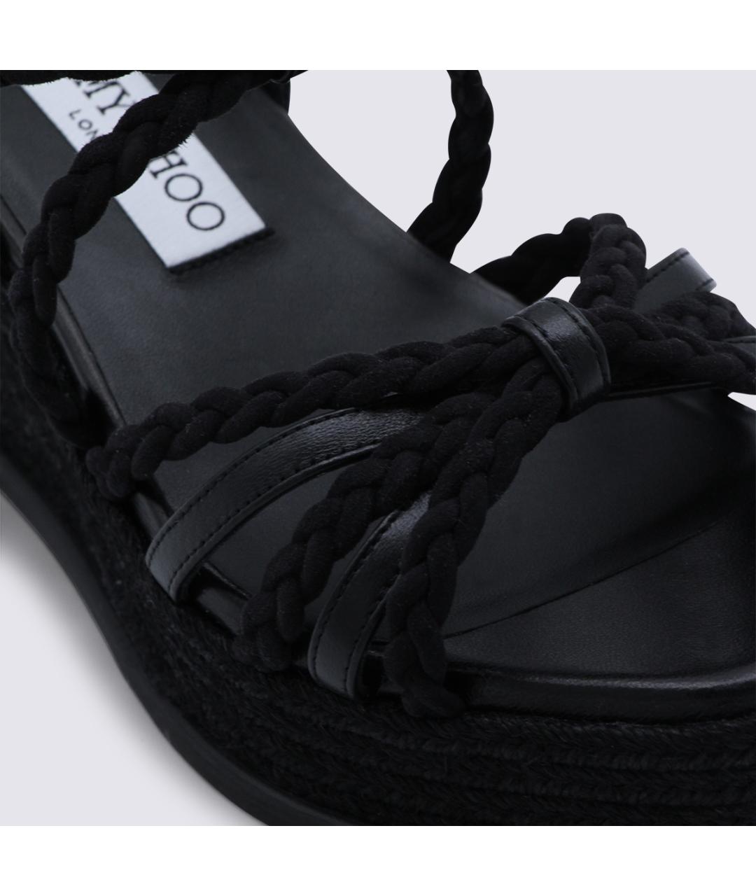 JIMMY CHOO Черные босоножки, фото 5