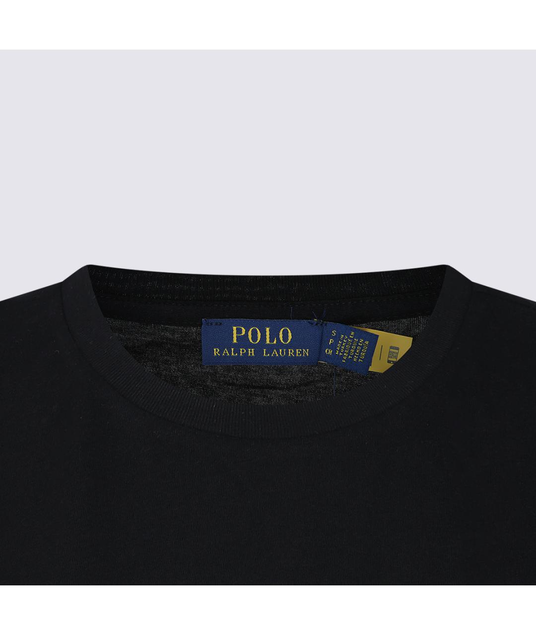POLO RALPH LAUREN Черная хлопковая футболка, фото 5