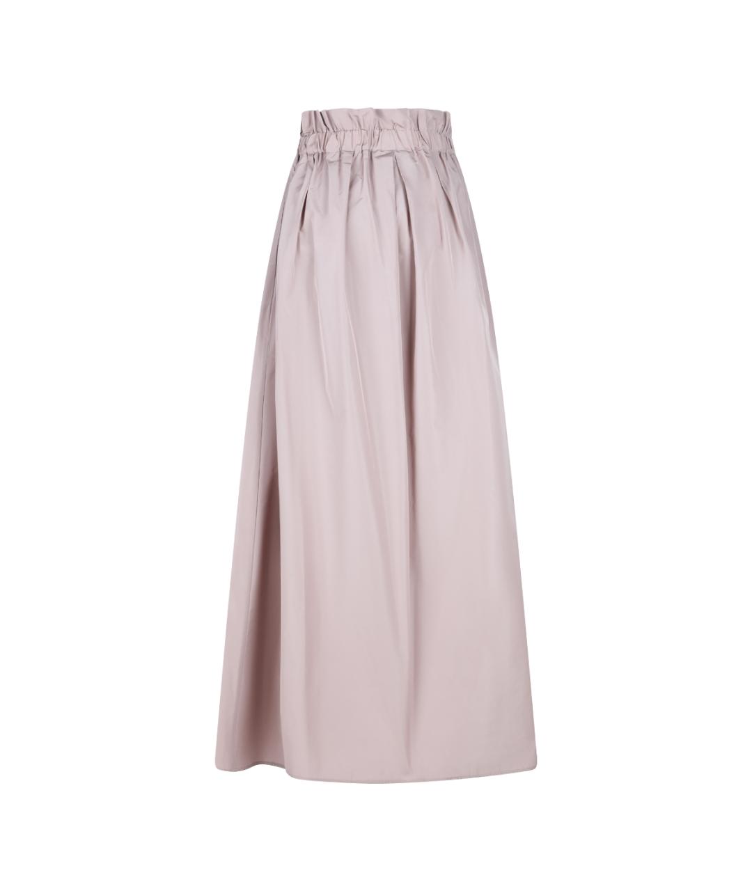 HERNO Розовая полиэстеровая юбка миди, фото 4