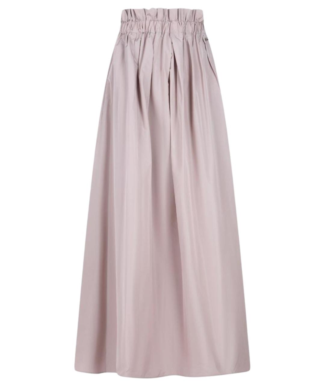 HERNO Розовая полиэстеровая юбка миди, фото 1