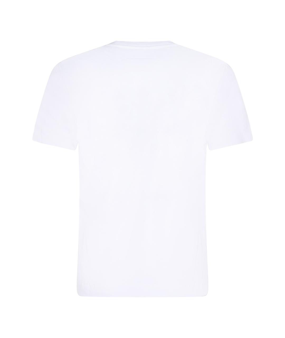ZEGNA Белая хлопковая футболка, фото 2