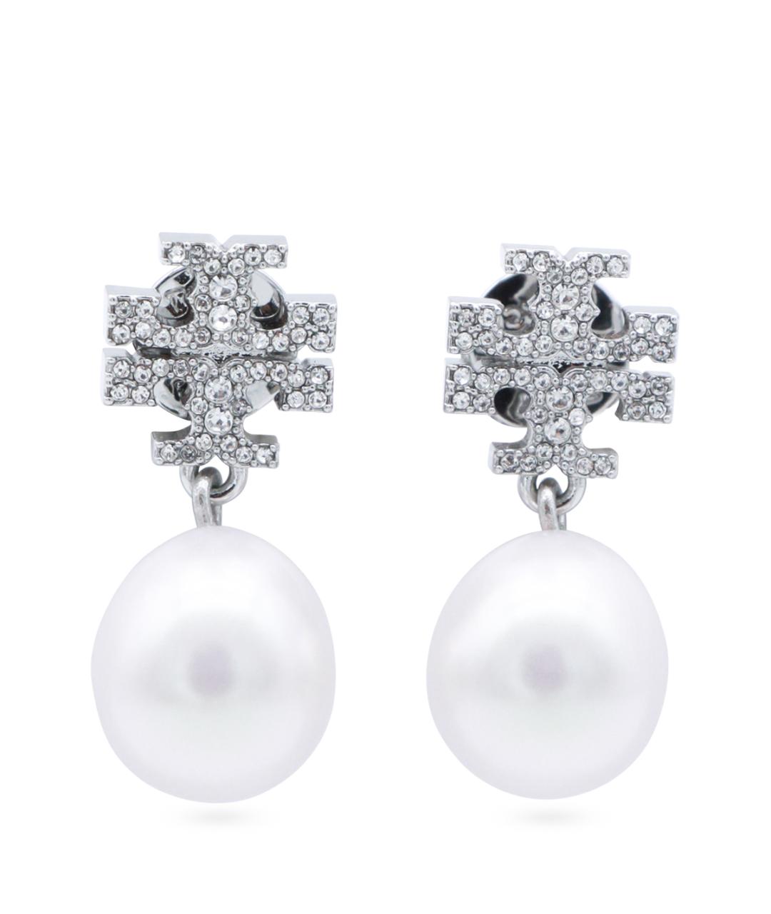 TORY BURCH Серебряные металлические серьги, фото 1