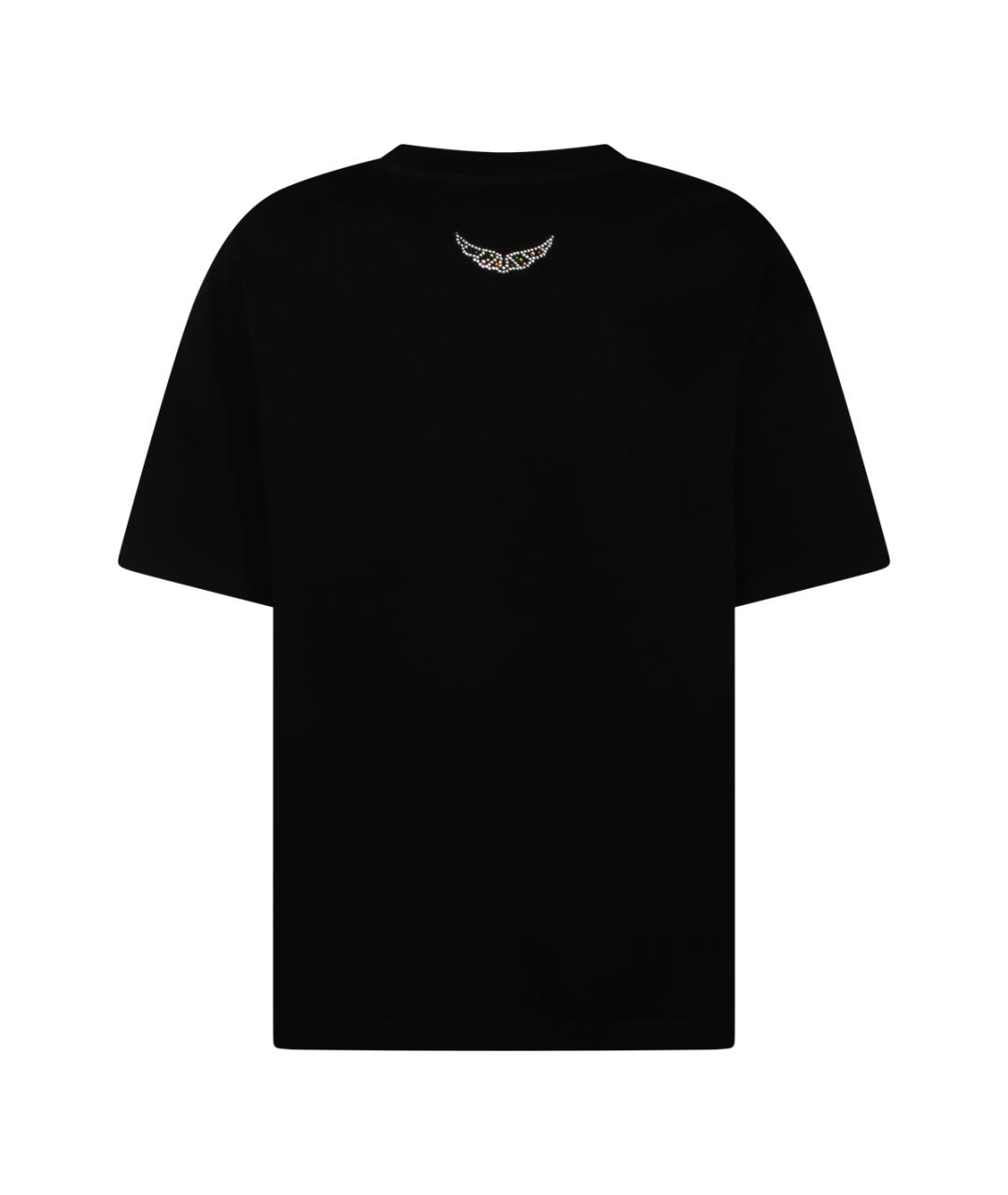 ZADIG & VOLTAIRE Черная хлопковая футболка, фото 2
