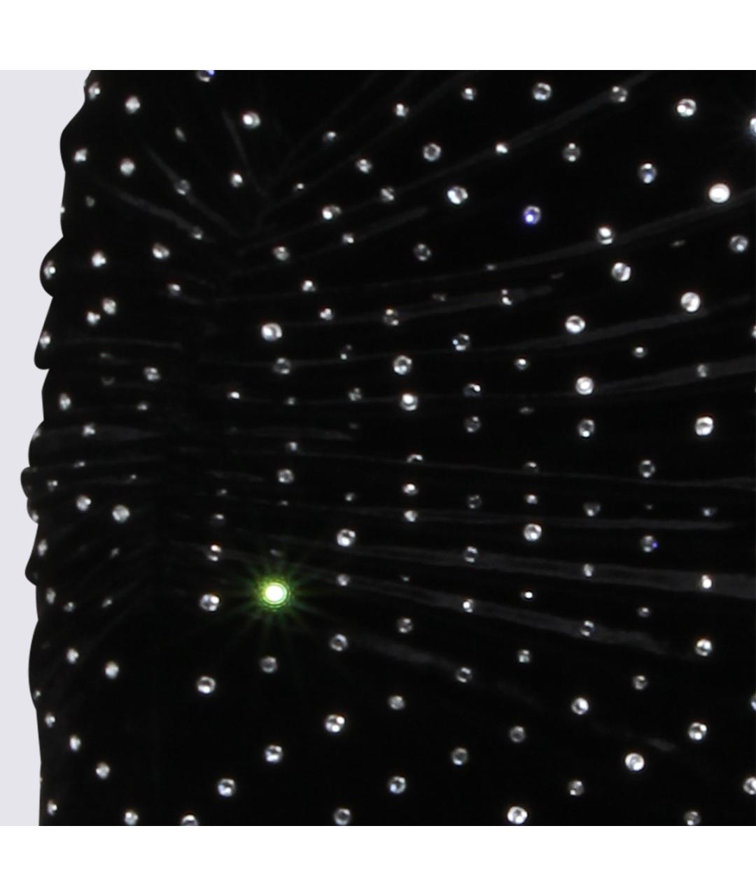 ALAIA Черное вискозное вечернее платье, фото 4