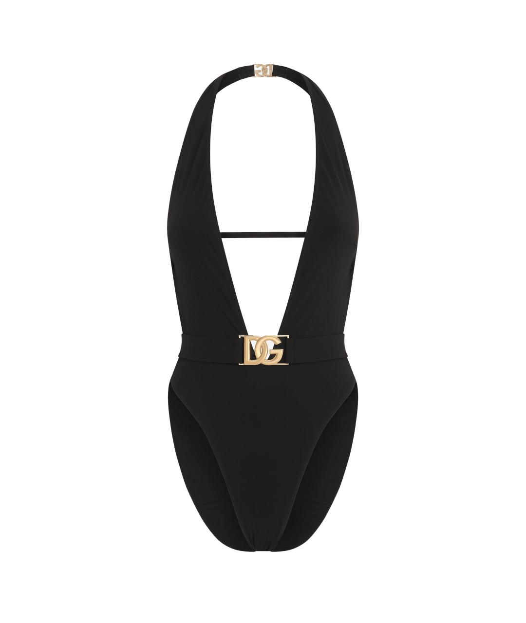 DOLCE&GABBANA Черный синтетический купальник, фото 1