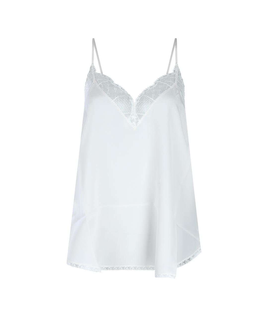 ZADIG & VOLTAIRE Белая шелковая майка, фото 1