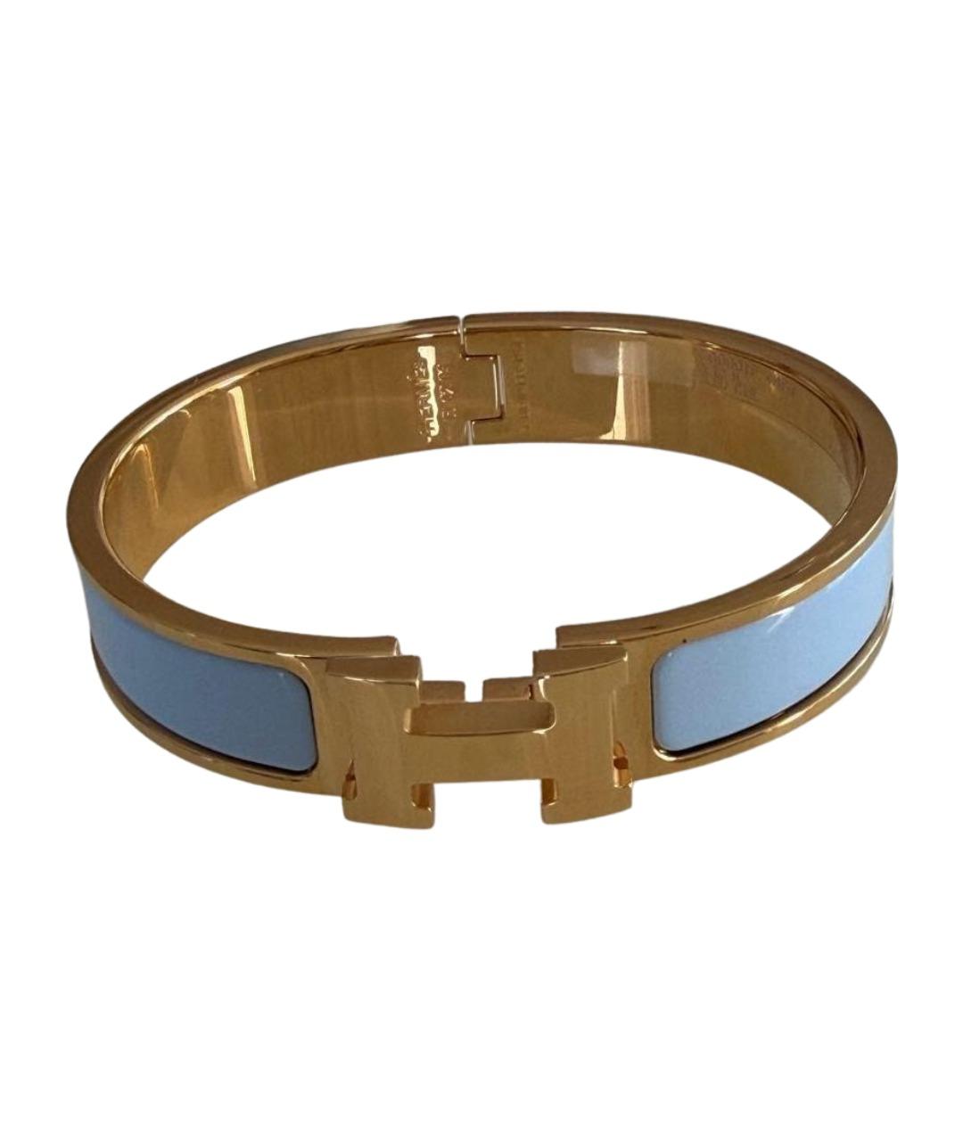 HERMES Фиолетовый металлический браслет, фото 1