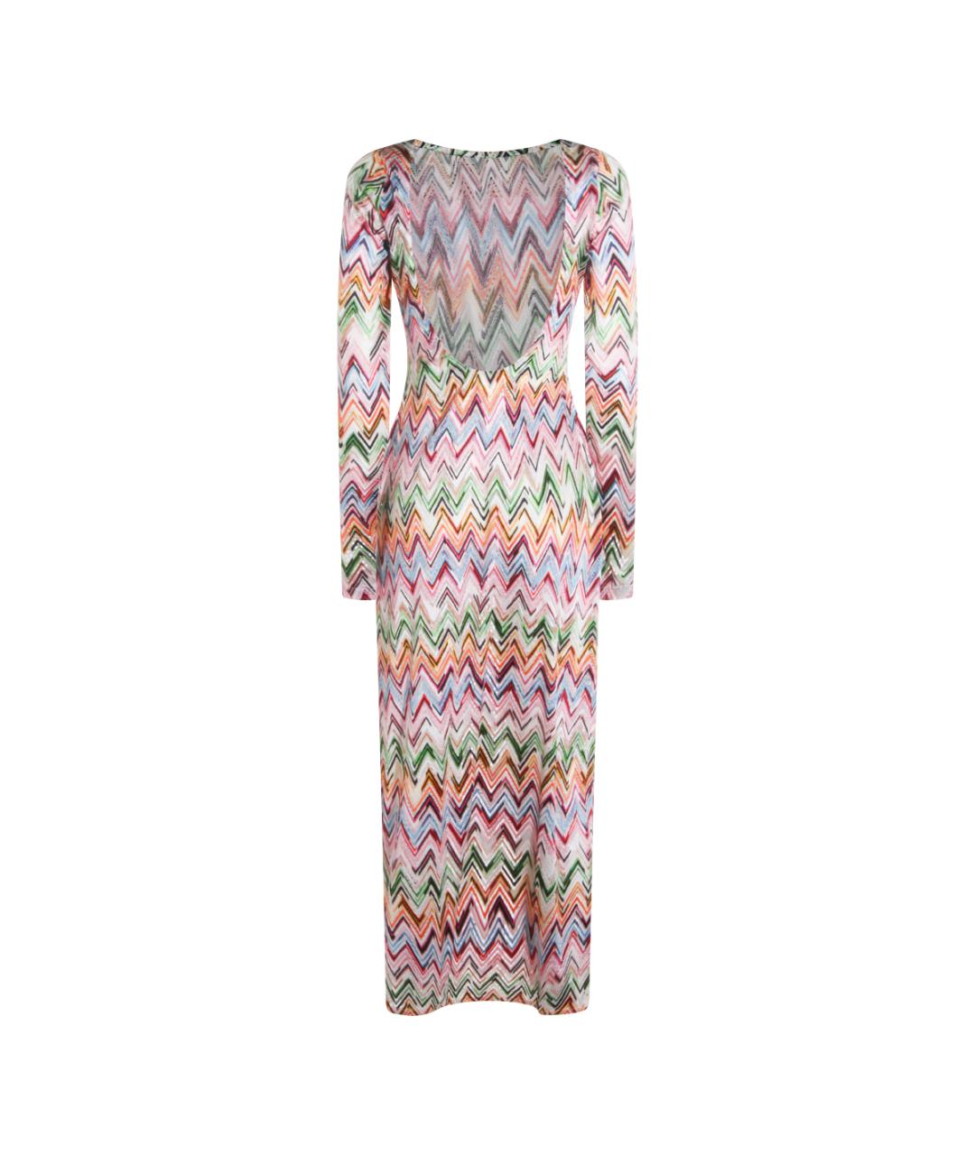 MISSONI Мульти вискозное повседневное платье, фото 2