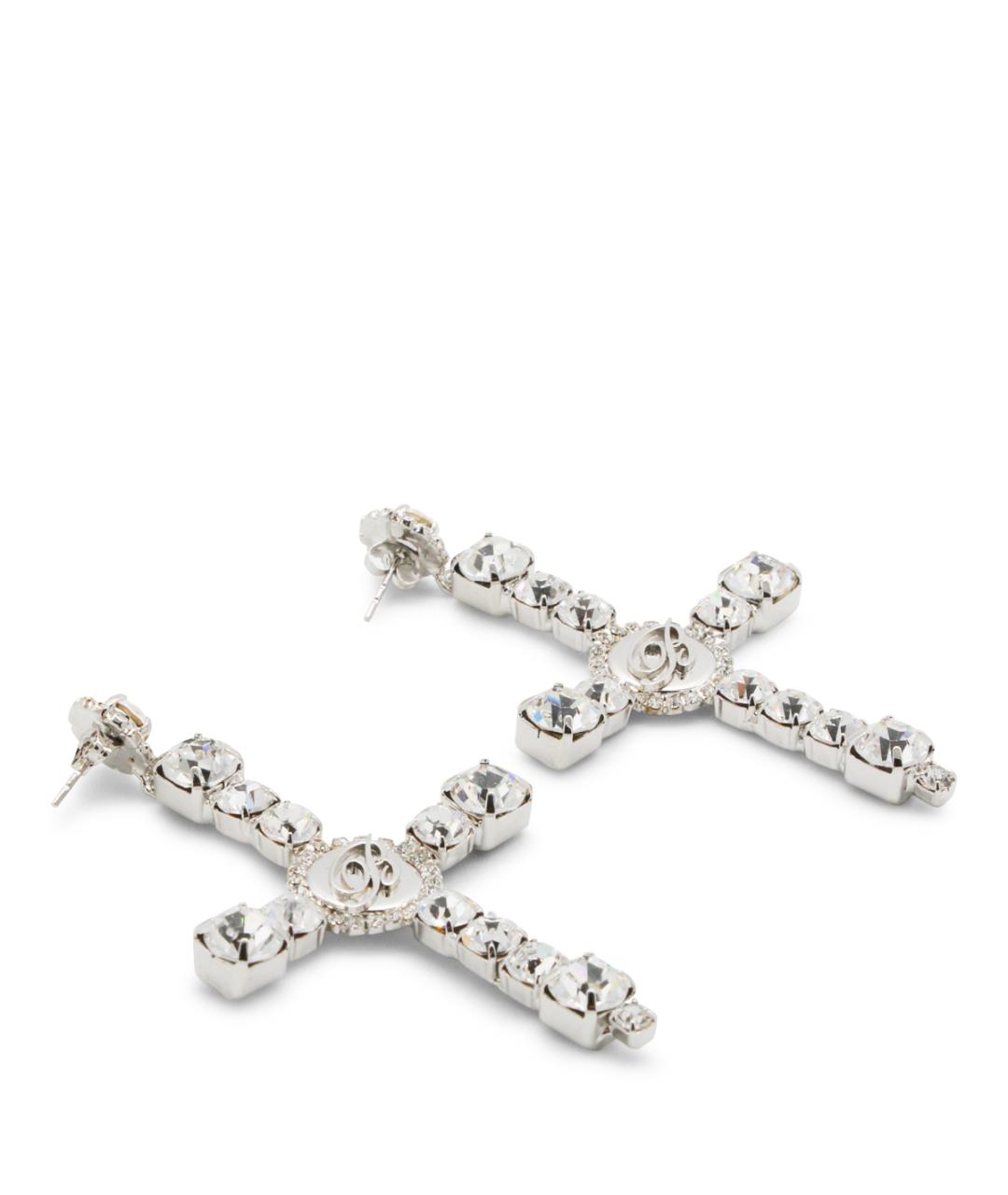 BLUMARINE Серебряные металлические серьги, фото 3