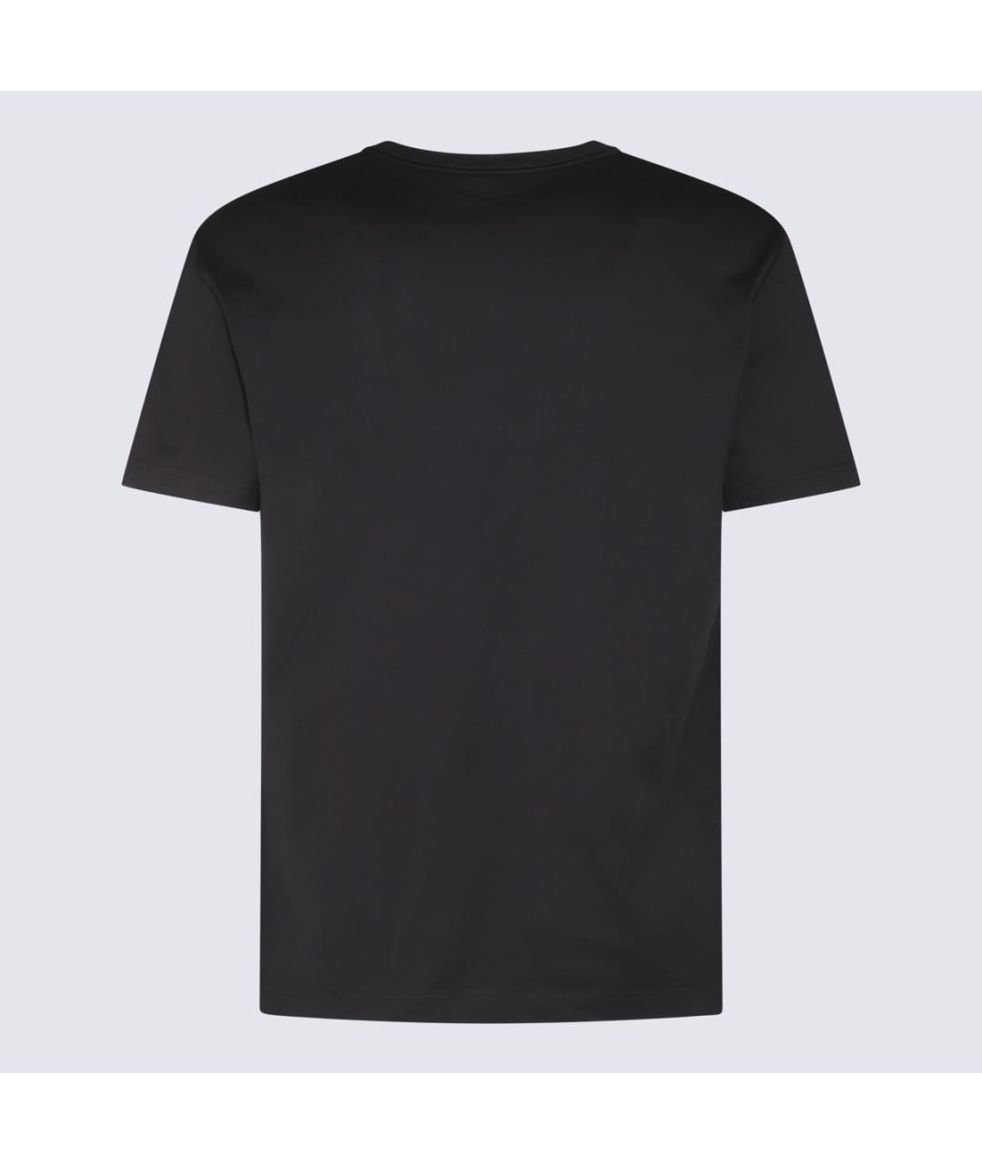 DOLCE&GABBANA Черная хлопковая футболка, фото 3