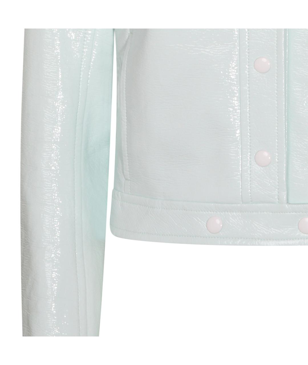 COURREGES Голубая хлопковая куртка, фото 3