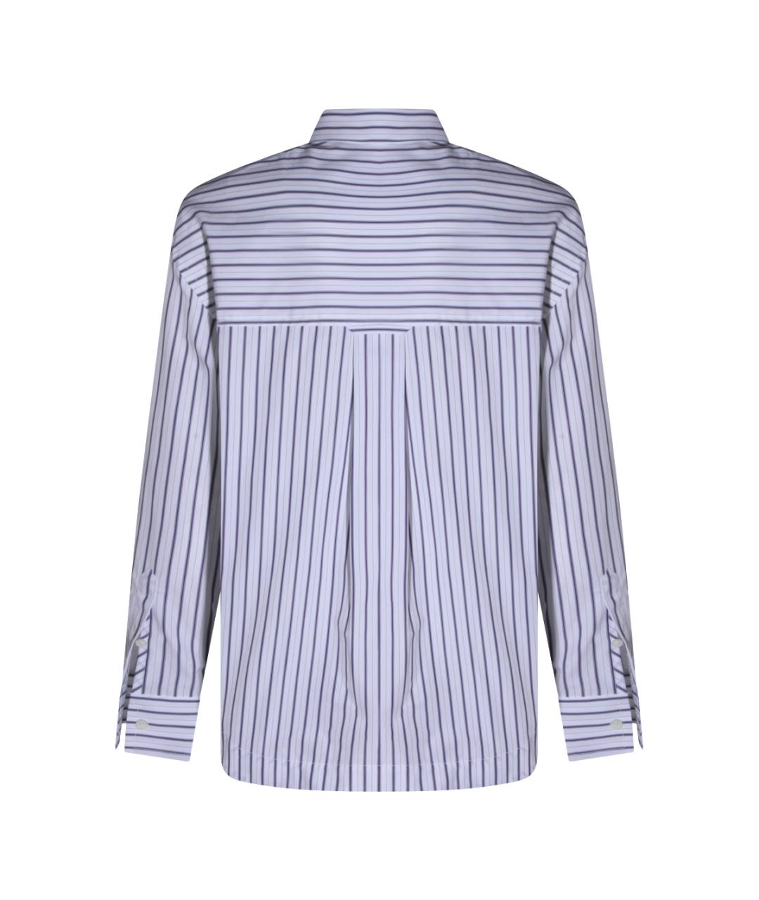 Ami Paris Голубая хлопковая кэжуал рубашка, фото 2