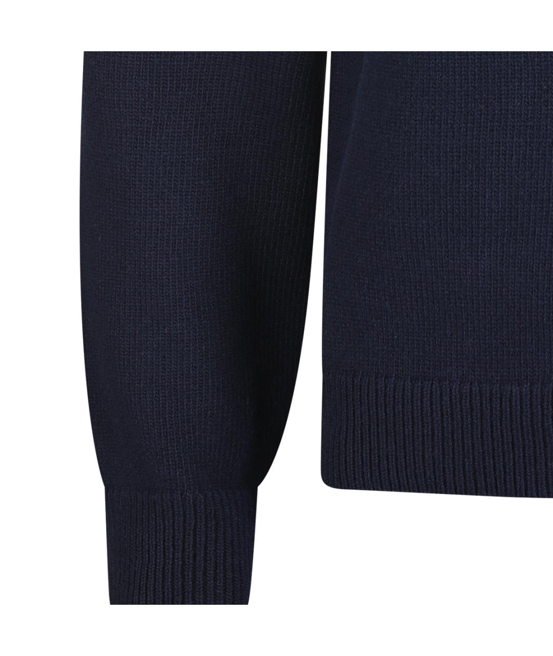 GUCCI Синий шерстяной джемпер / свитер, фото 4