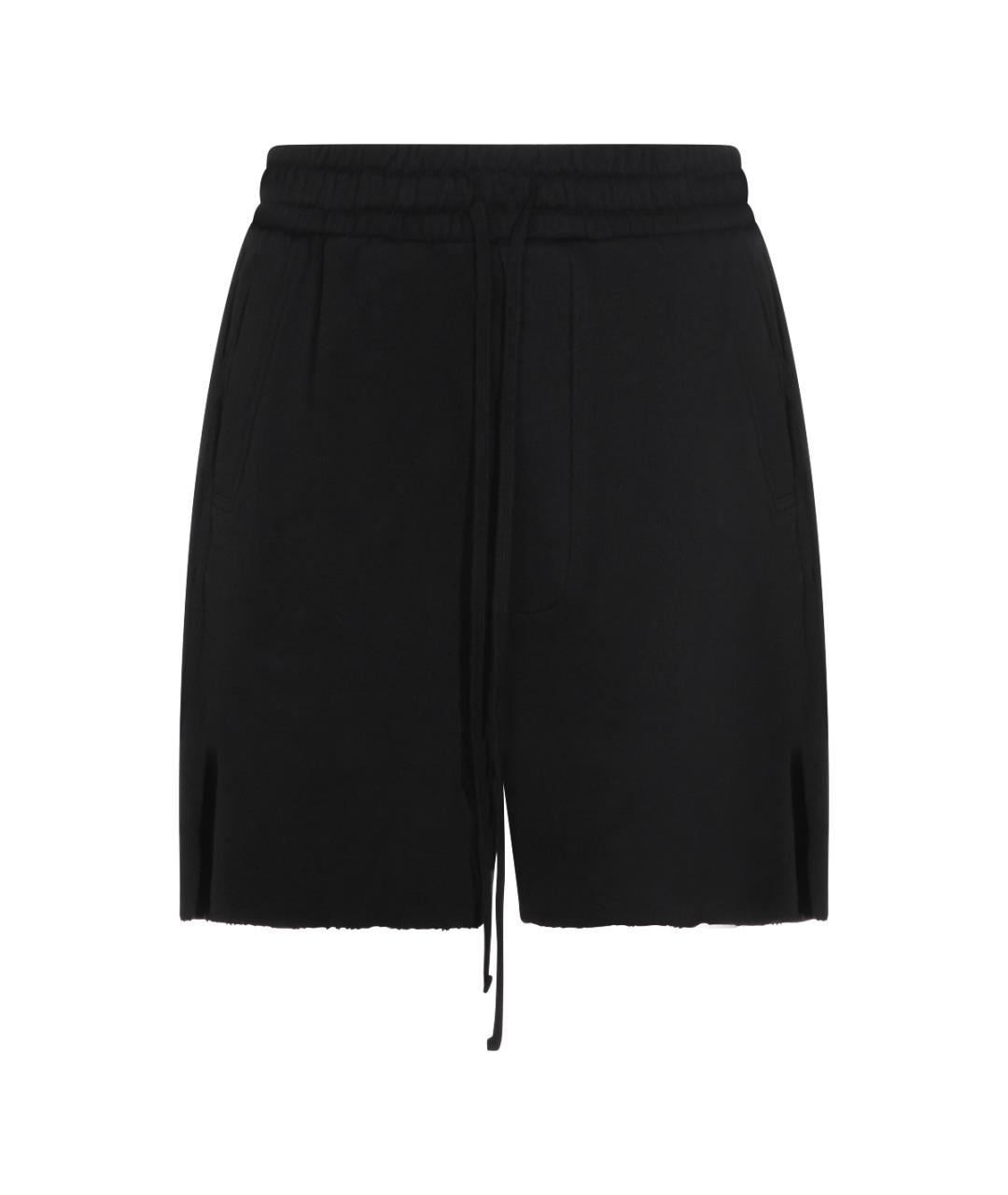 THOM KROM Черные хлопковые шорты, фото 1
