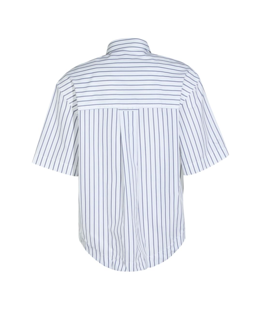 Ami Paris Белая хлопковая кэжуал рубашка, фото 2