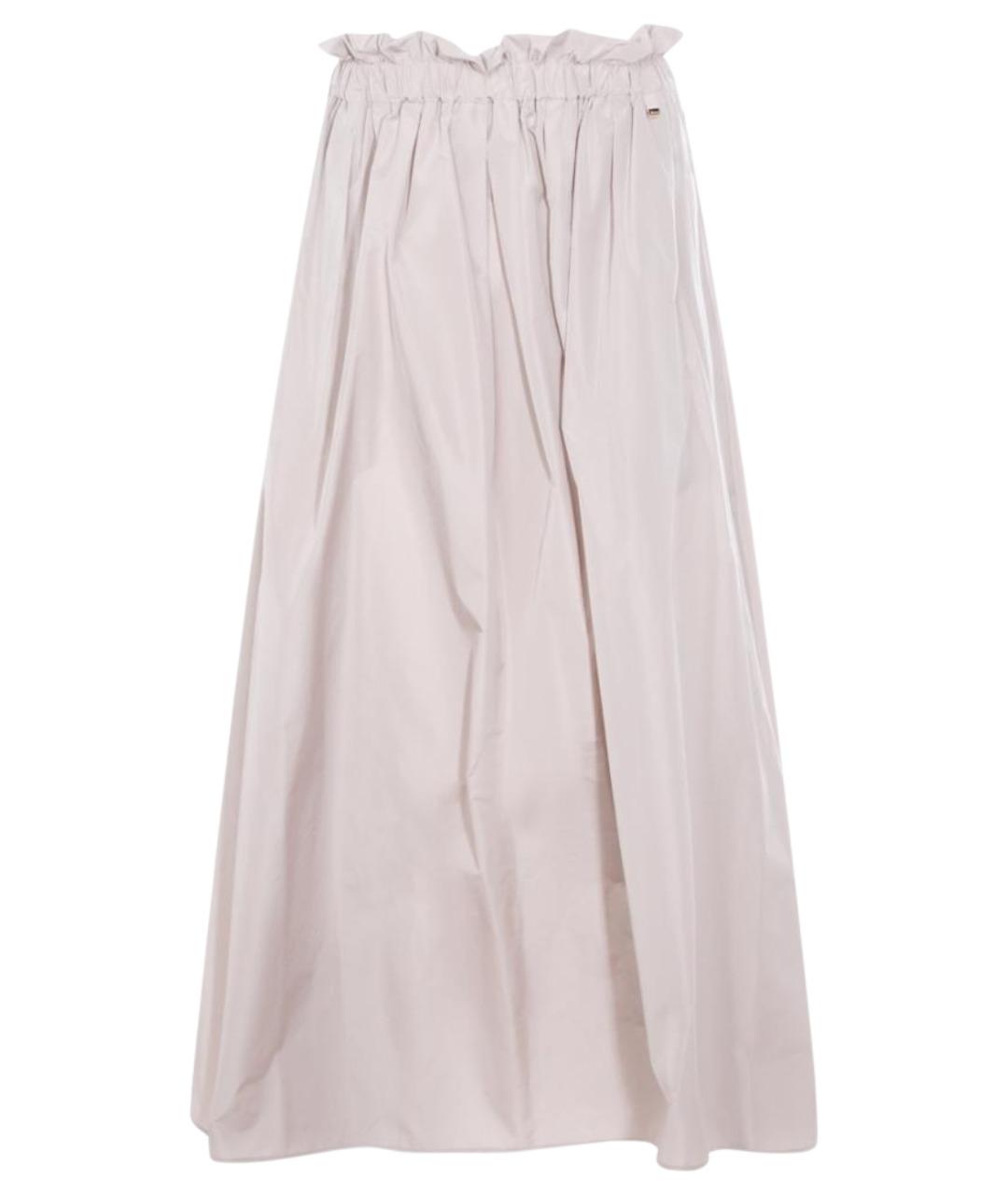 HERNO Белая полиэстеровая юбка макси, фото 1