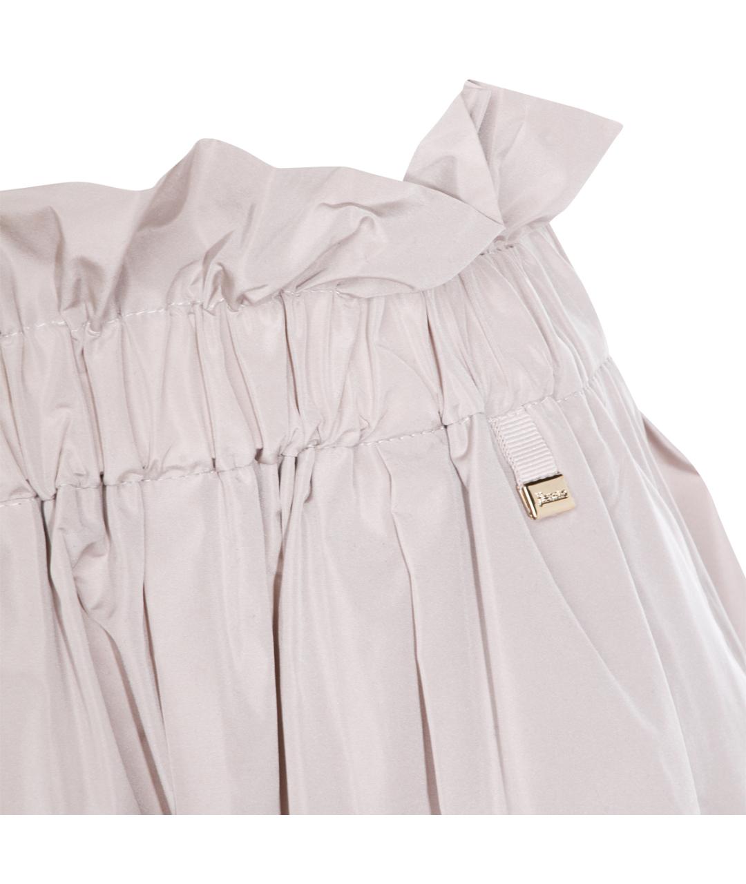 HERNO Белая полиэстеровая юбка макси, фото 6