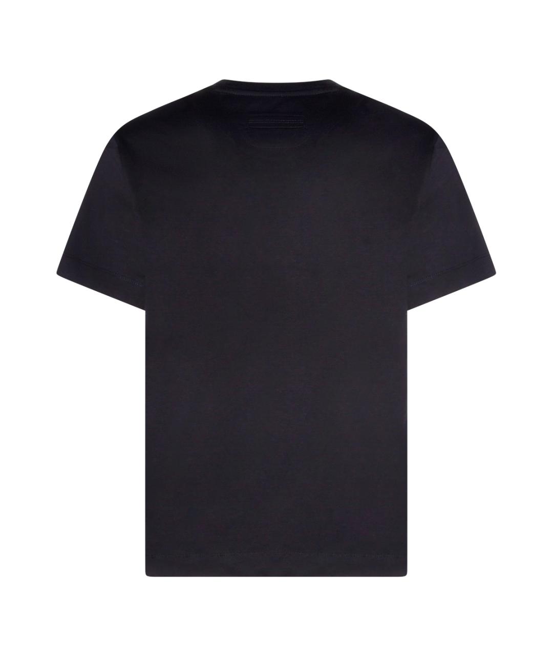 ZEGNA Черный хлопковый джемпер / свитер, фото 2